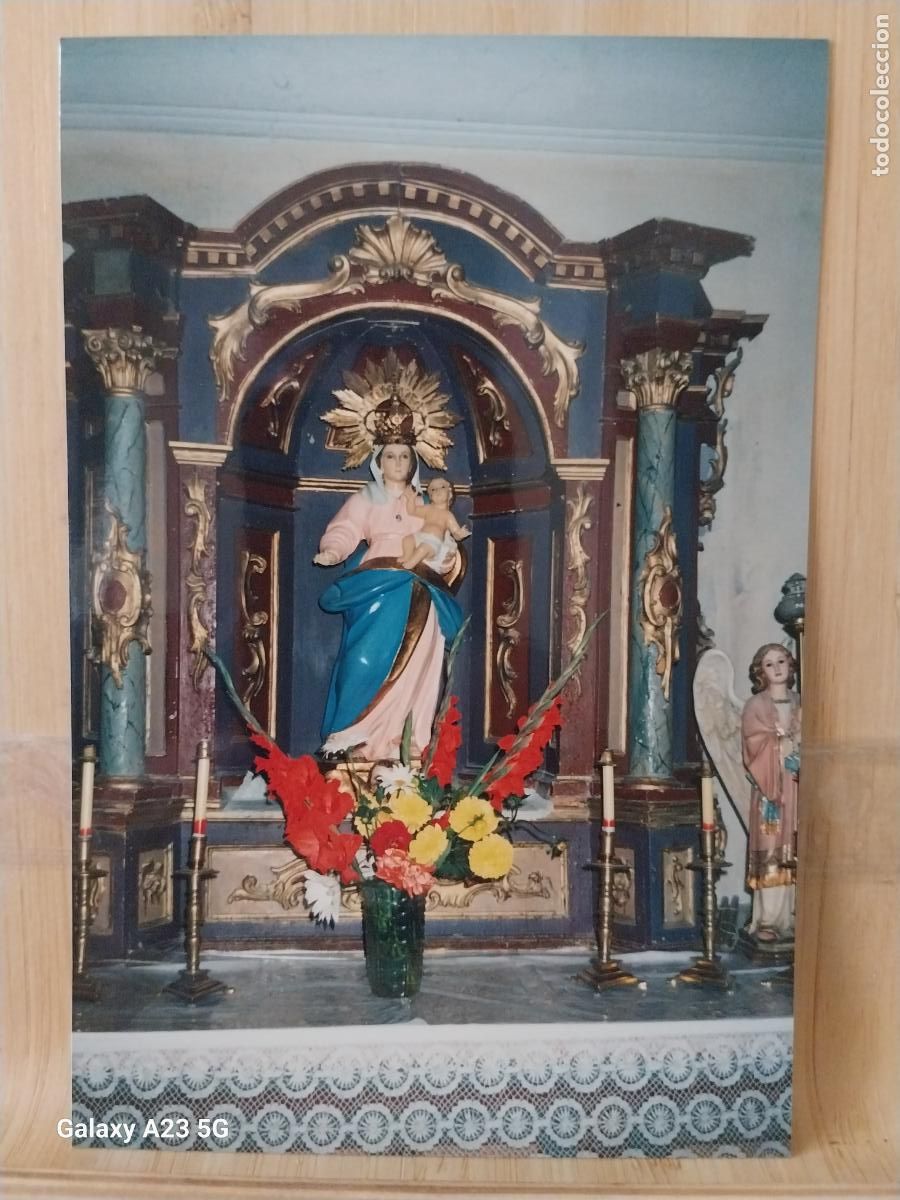 Cartes Postales: VIRGEN NTRA SRA CON NI&Ntilde;O POR DETERMINAR FOTO PARTICULAR TAMA&Ntilde;O POSTAL VINTAGE ++++