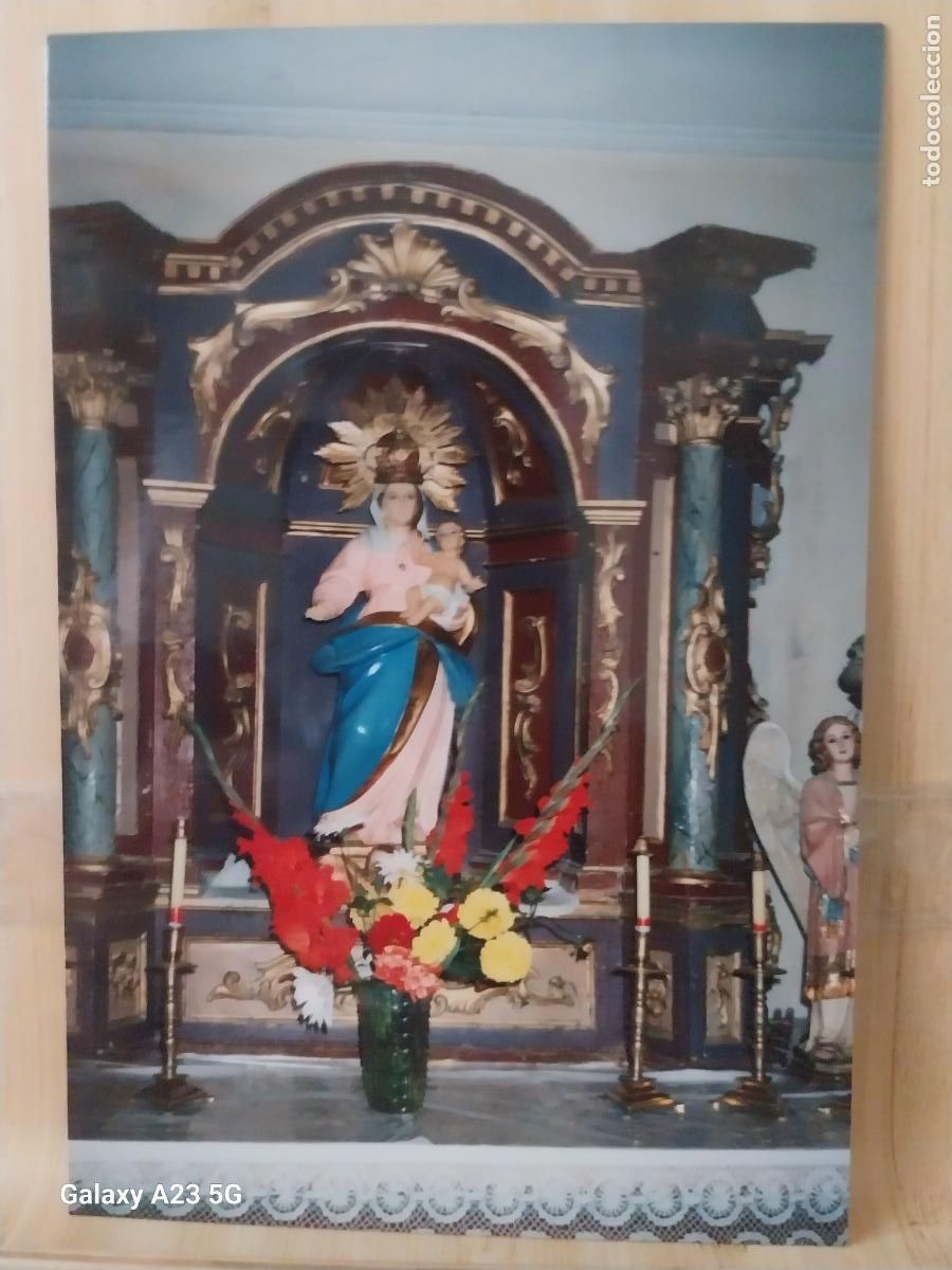 Cartes Postales: VIRGEN NTRA SRA CON NI&Ntilde;O POR DETERMINAR FOTO PARTICULAR TAMA&Ntilde;O POSTAL VINTAGE +++