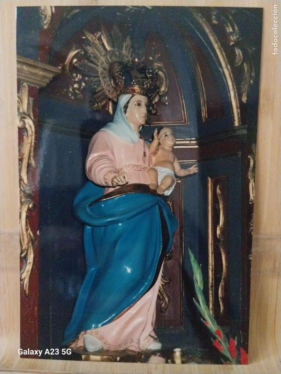 Cartes Postales: VIRGEN NTRA SRA CON NI&Ntilde;O POR DETERMINAR FOTO PARTICULAR TAMA&Ntilde;O POSTAL VINTAGE ............