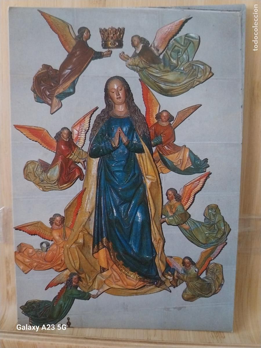 Postcards: LOGRO&Ntilde;O SANTA MARIA LA REDONDA * ASUNCION CORONACION MARIA LA RIOJA ED CALPE&Ntilde;A 7475 SC ORIGINAL