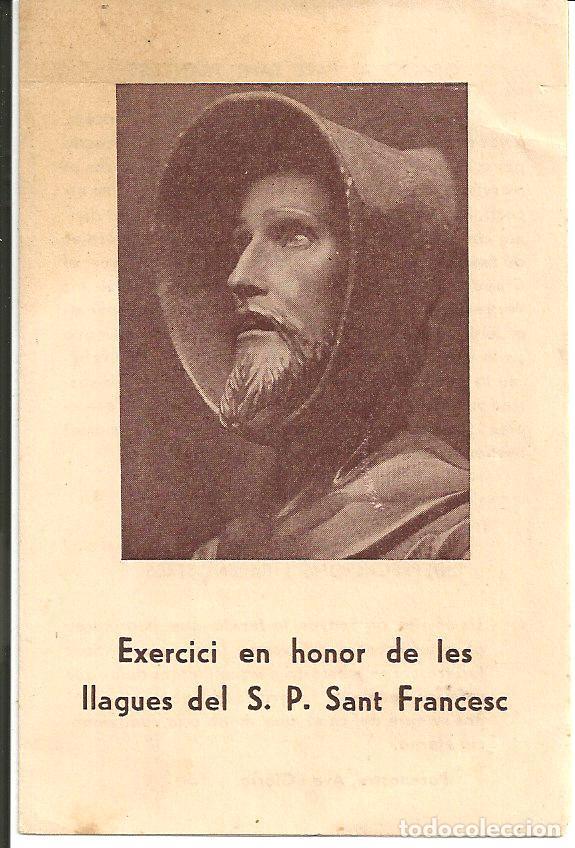 Postais: ESTAMPA SANT FRANCESC DE ASIS - EXERCICI EN HONOR DE LES LLAGUES