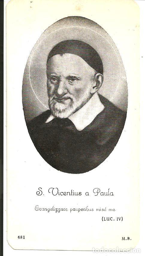 Postais: ESTAMPA SAN VICENTIUS DE PAULA (SAN VICENTE DE PAUL) - A&Ntilde;O 1940