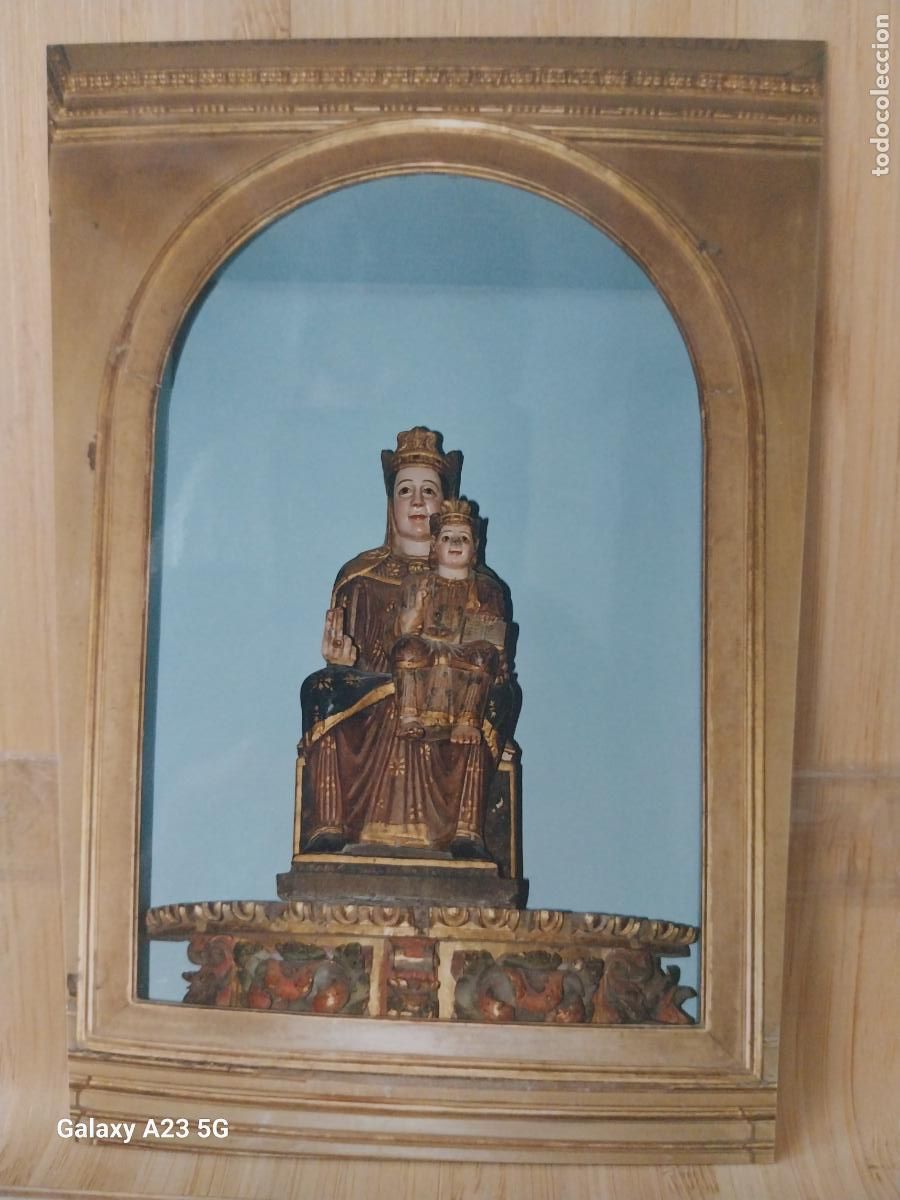 Postais: VIRGEN NTRA SRA ROMANICA CON NI&Ntilde;O FOTO PARTICULAR TAMA&Ntilde;O POSTAL VINTAGE .....