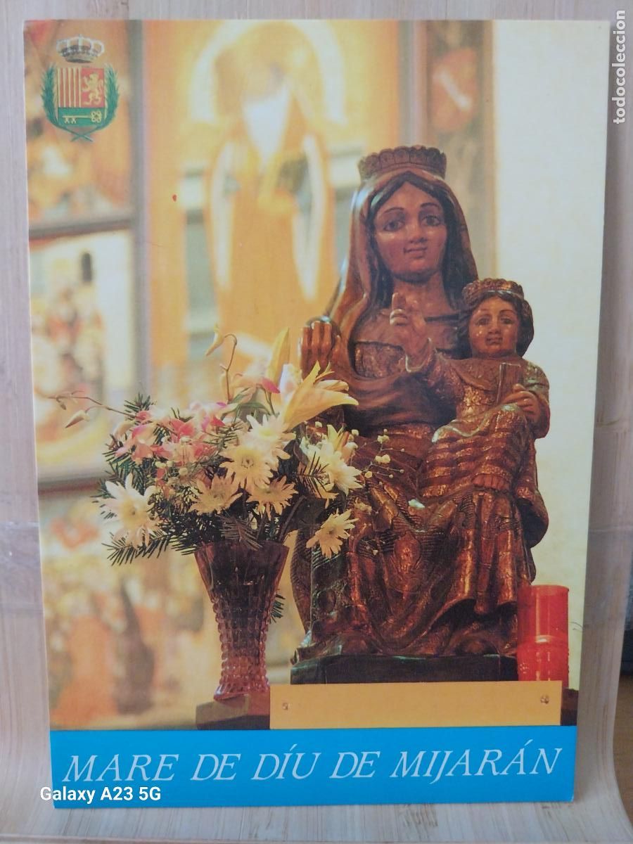 Postais: VIELHA VIRGEN NTRA SRA MARE DE DIU DE MIJAR&Aacute;N ED CATALAN IBARZ 5105 SC ORIGINAL