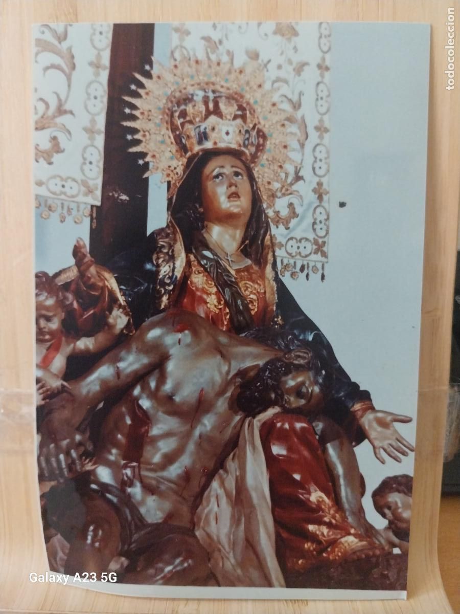 Postais: VIRGEN NTRA SRA DE LAS ANGUSTIAS FOTO PARTICULAR TAMA&Ntilde;O POSTAL VINTAGE