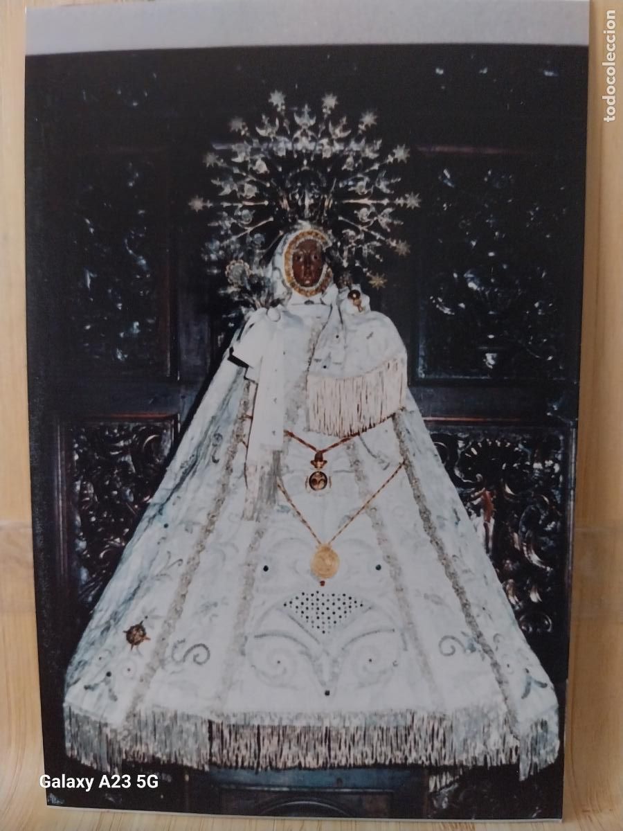 Postais: VIRGEN MORENA NTRA SRA POR DETERMINAR FOTO PARTICULAR TAMA&Ntilde;O POSTAL VINTAGE