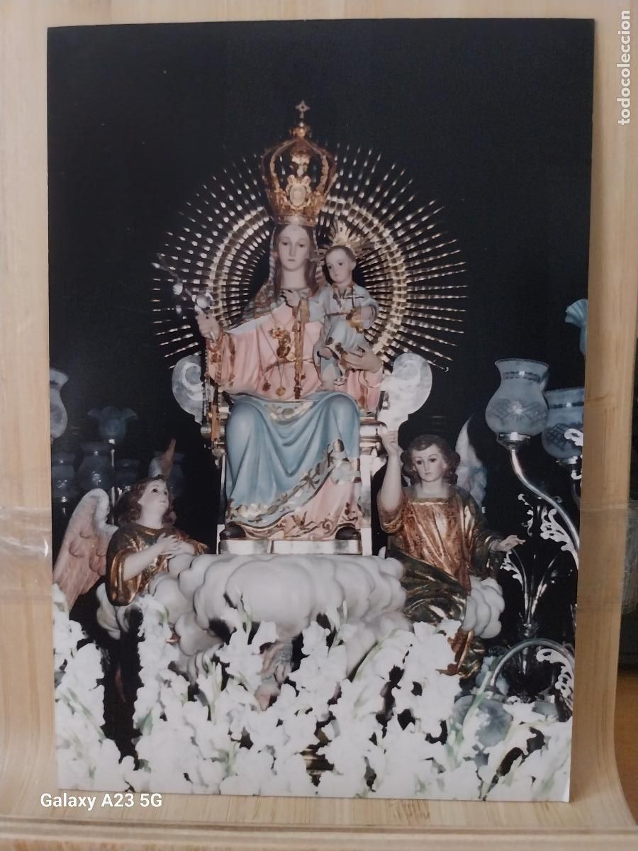 Cartes Postales: CALLOSA SARRIA VIRGEN NTRA SRA DE LAS INJURIAS FOTO PARTICULAR TAMA&Ntilde;O POSTAL VINTAGE