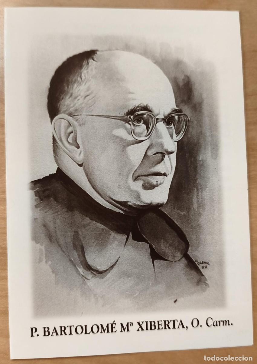 Postcards: ED 41 Estampa d&iacute;ptico P.Bartolom&eacute; M&ordf; Xiberta, O.Carm. - con oraci&oacute;n uso privado