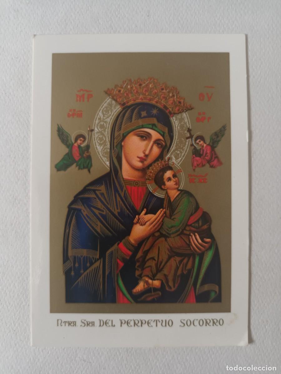 Cartoline: ESTAMPA NTRA. SRA. DEL PERPETUO SOCORRO - ORACION (REVERSO)