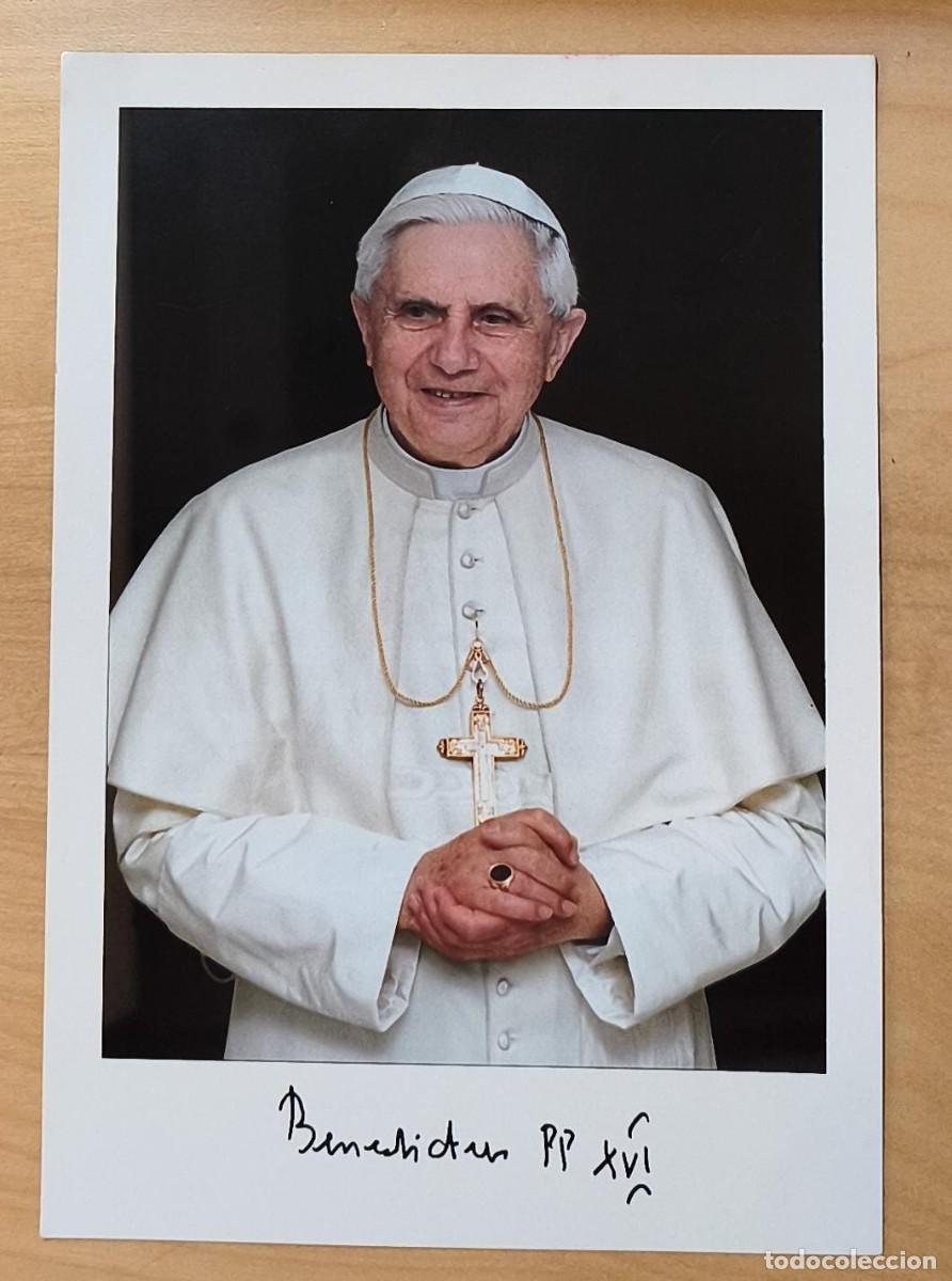 Postales: ES 271 - Gran estampa - Benedictus PP XVI - con oraci&oacute;n - Parroquia Beata M. de Jes&uacute;s - Guadalajara