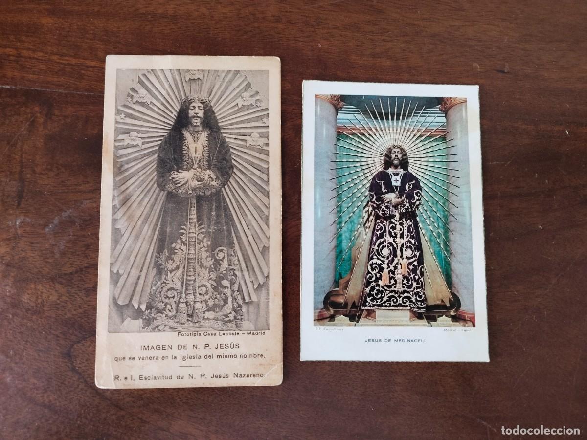 Postcards: Pareja de recordatorios de Jes&uacute;s de Medinaceli.