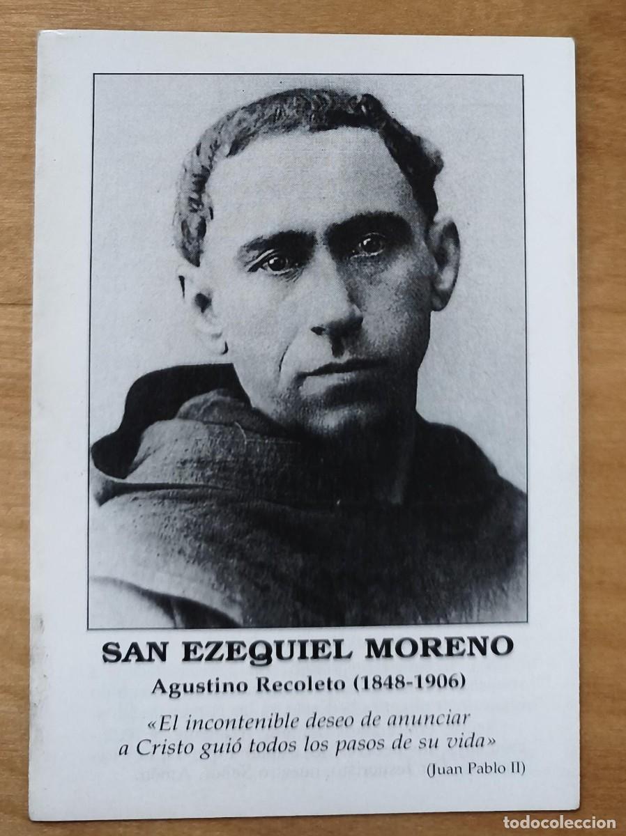 Postkarten: ED 46 - Estampa Tr&iacute;ptico - San Ezequiel Moreno, Agustino Recoleto - Con novena para cada d&iacute;a