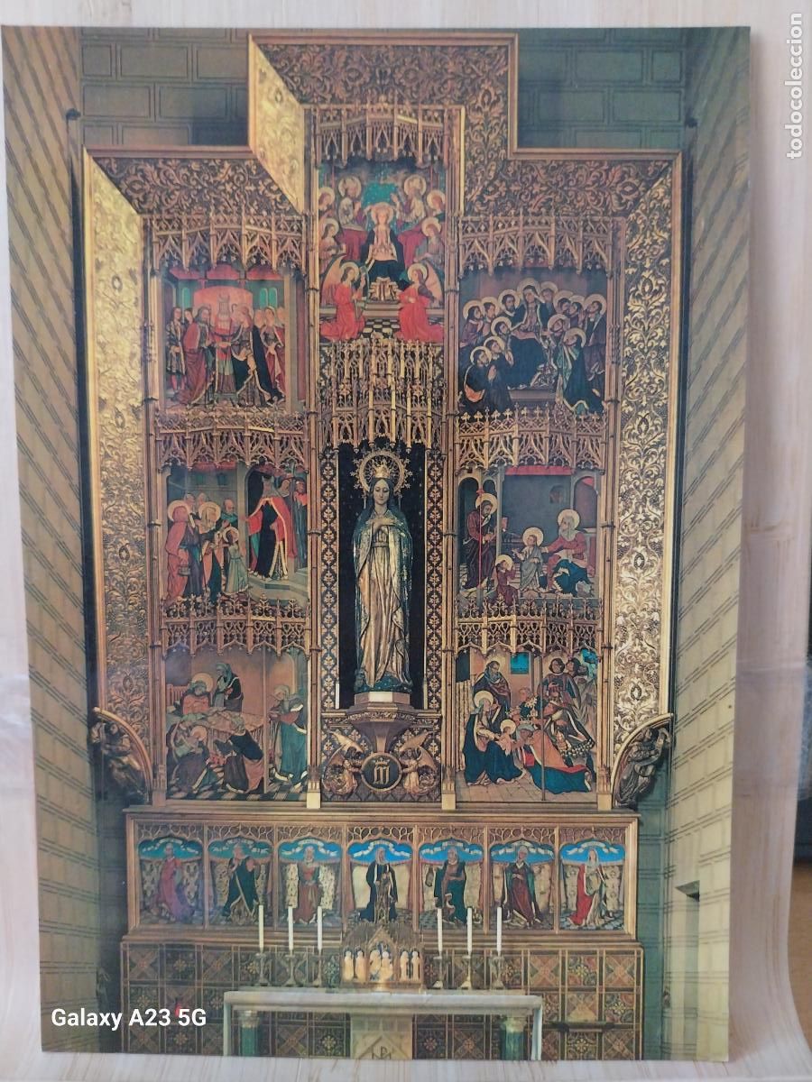 Cartoline: SAGRADO CORAZON VIRGEN NTRA SRA RETABLO INMACULADA ED ARRIBAS ORIGINAL