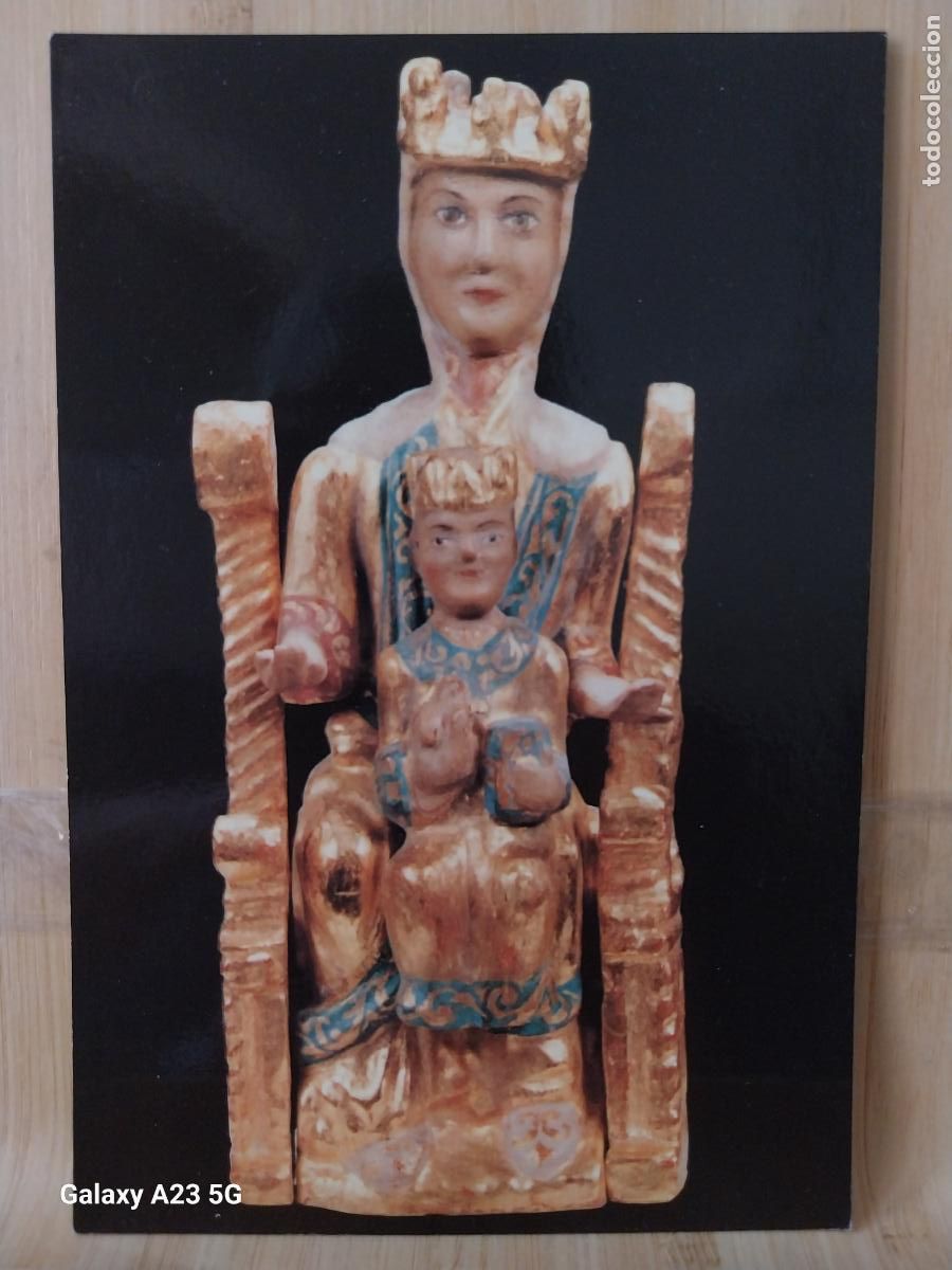 Cartoline: VIVER DE LA SIERRA VIRGEN NTRA SRA DEL PRADO + TARJETA TAMA&Ntilde;O POSTAL DORSO NOTAS SOBRE VIRGEN