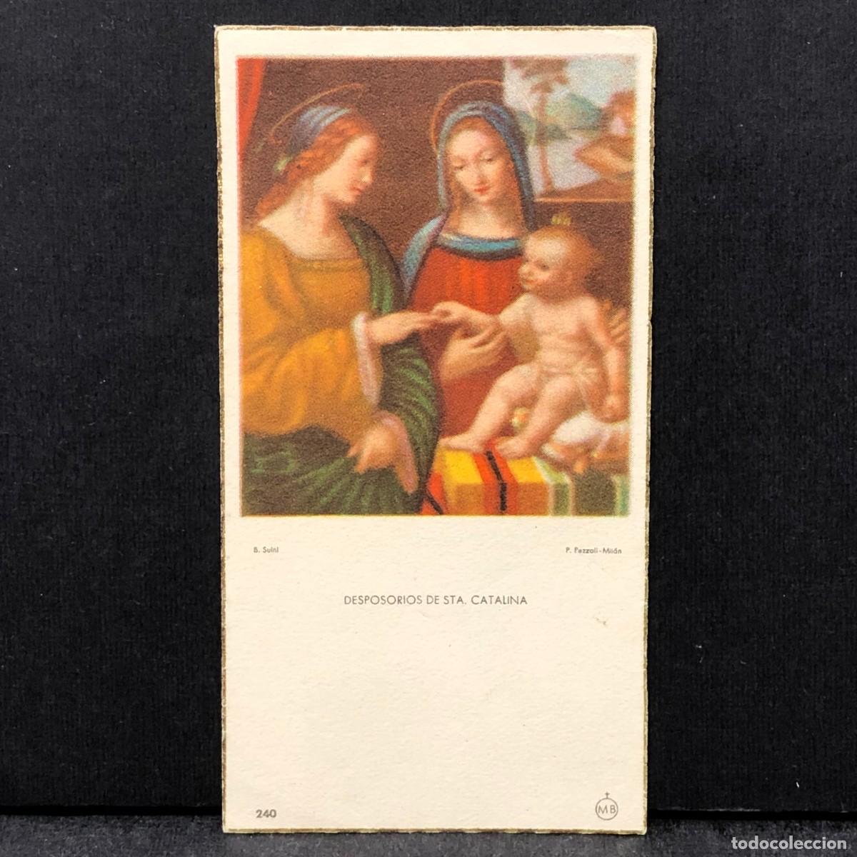 Postcards: ESTAMPA - DEPOSORIOS DE STA. CATALINA - B. SUINI - P. PEZZOLI - MIL&Aacute;N / 849
