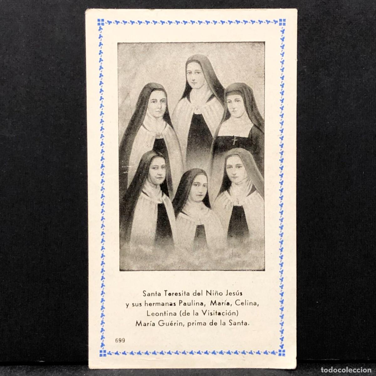 Cartoline: ESTAMPA - LAS SANTAS MISIONES - SANTA TERESITA DEL NI&Ntilde;O JES&Uacute;S Y SUS HERMANAS / 852