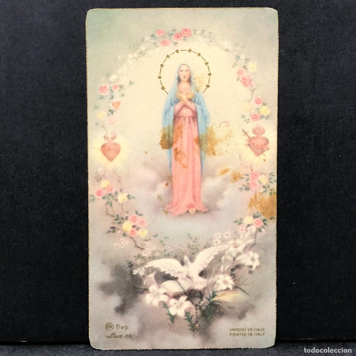 Cartoline: ESTAMPA - VIRGEN - RELIGIOSA - A&Ntilde;OS 20 - MODERNISTA - ILUSTRADA / 853