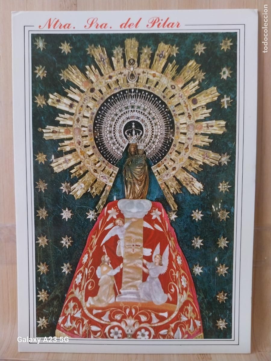 Cartoline: VIRGEN NTRA SRA DEL PILAR ZARAGOZA ED C JOSAN 28 SC ORIGINAL