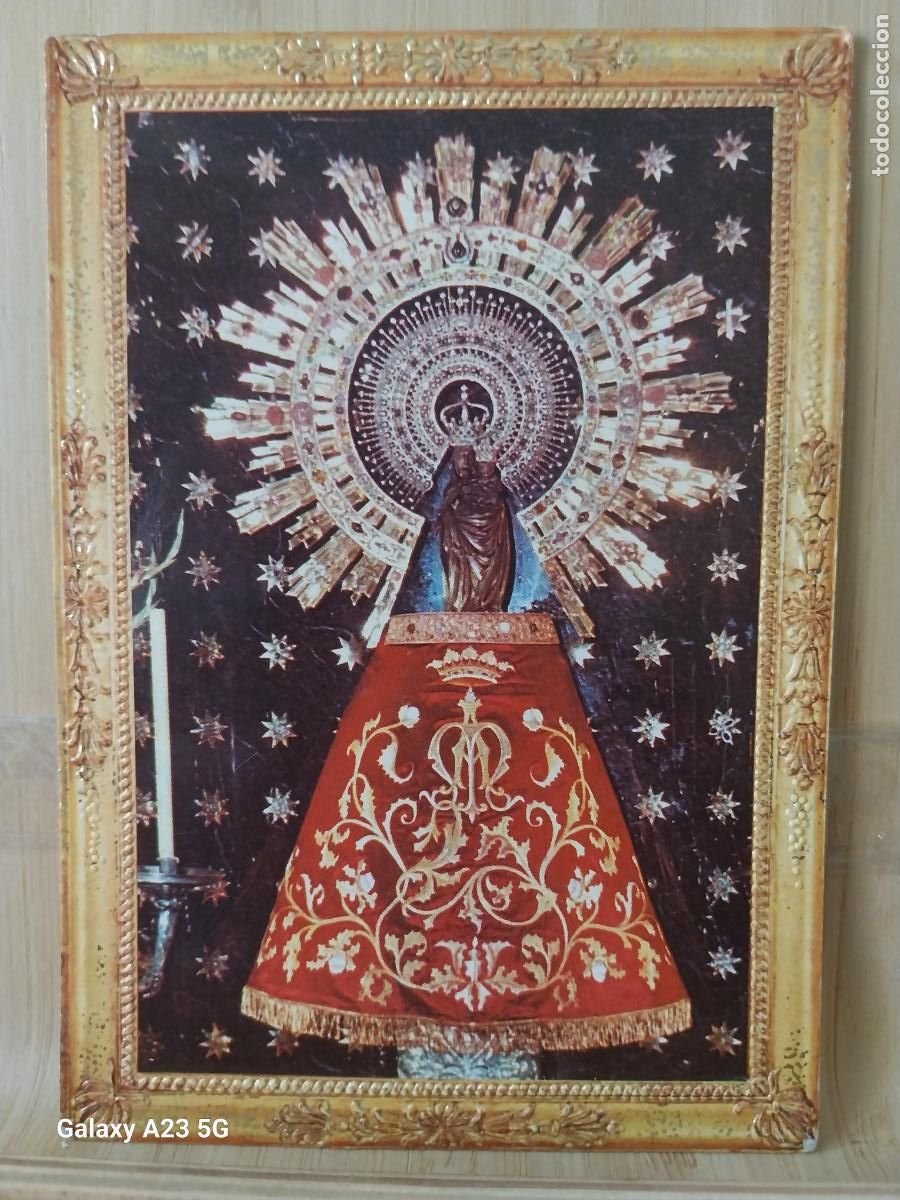 Postais: VIRGEN NTRA SRA DEL PILAR PERU TARJETA TAMA&Ntilde;O POSTAL