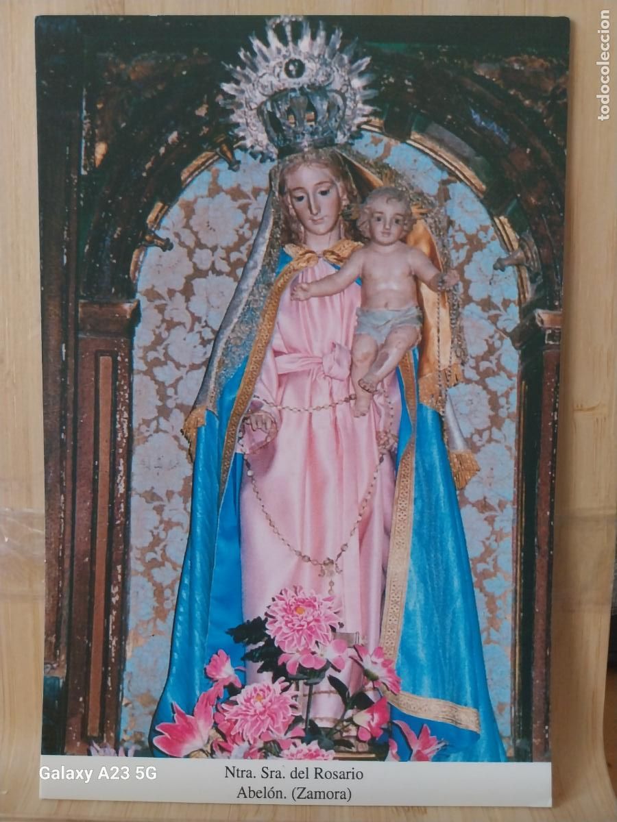 Postais: ABELON VIRGEN NTRA SRA DEL ROSARIO ZAMORA TARJETA TAMA&Ntilde;O POSTAL