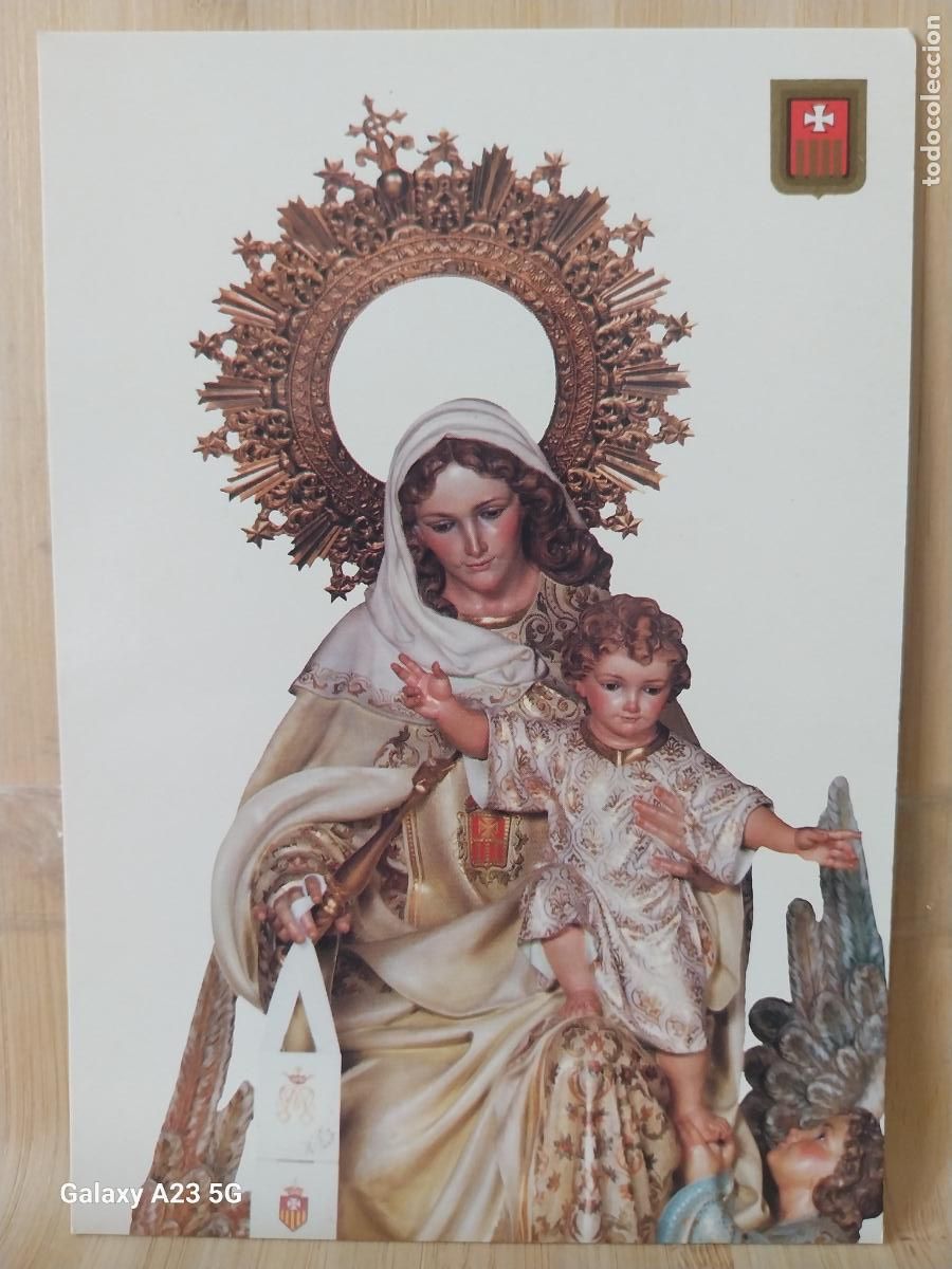 Postales: SAGRADO CORAZON MERCEDARIOS VIRGEN NTRA SRA MADRE DE LA MERCED ZAMORA ED FISA E 2823 SC ORIGINAL