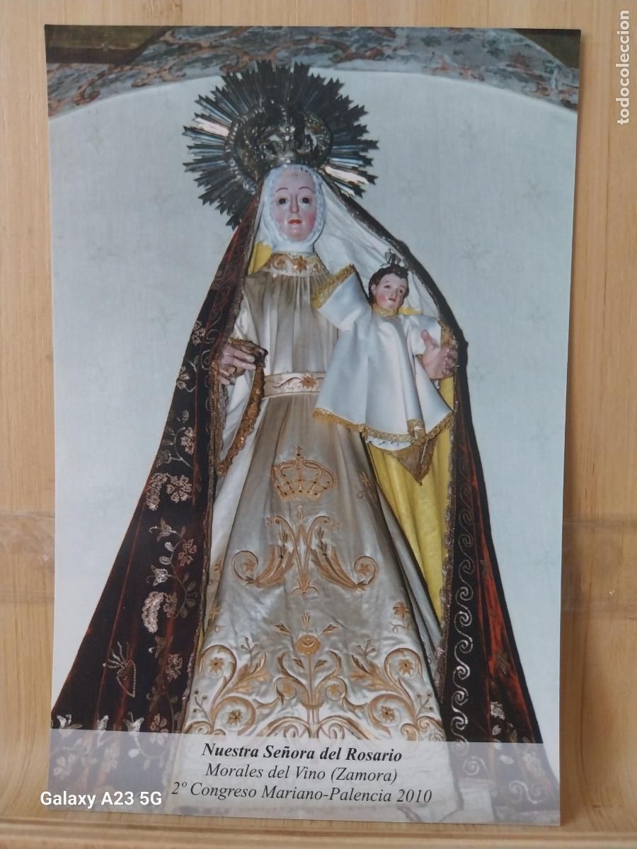 Cartes Postales: MORALES DEL VINO VIRGEN NTRA SRA DEL ROSARIO ZAMORA VIRGEN NTRA TARJETA TAMA&Ntilde;O POSTAL DORSO BLANCO