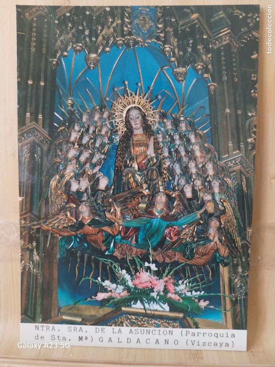 Cartes Postales: GALDACANO VIRGEN NTRA SRA DE LA ASUNCION VIZCAYA ED VISTABELLA AVE SC ORIGINAL