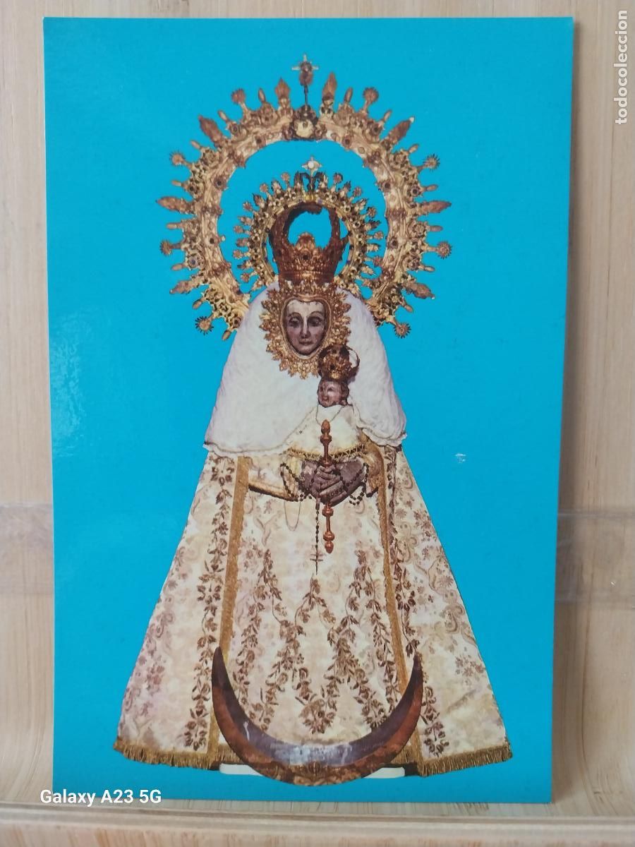 Cartes Postales: OLMEDO VIRGEN NTRA SRA DE LA SOTERRA&Ntilde;A VALLADOLID ED AZUL A&Ntilde;O 1980 SC ORIGINAL