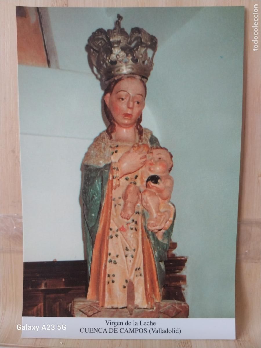 Cartes Postales: CUENCA DE CAMPOS VIRGEN NTRA SRA DE LA LECHE VALLADOLID TARJETA TAMA&Ntilde;O POSTAL DORSO BLANCO