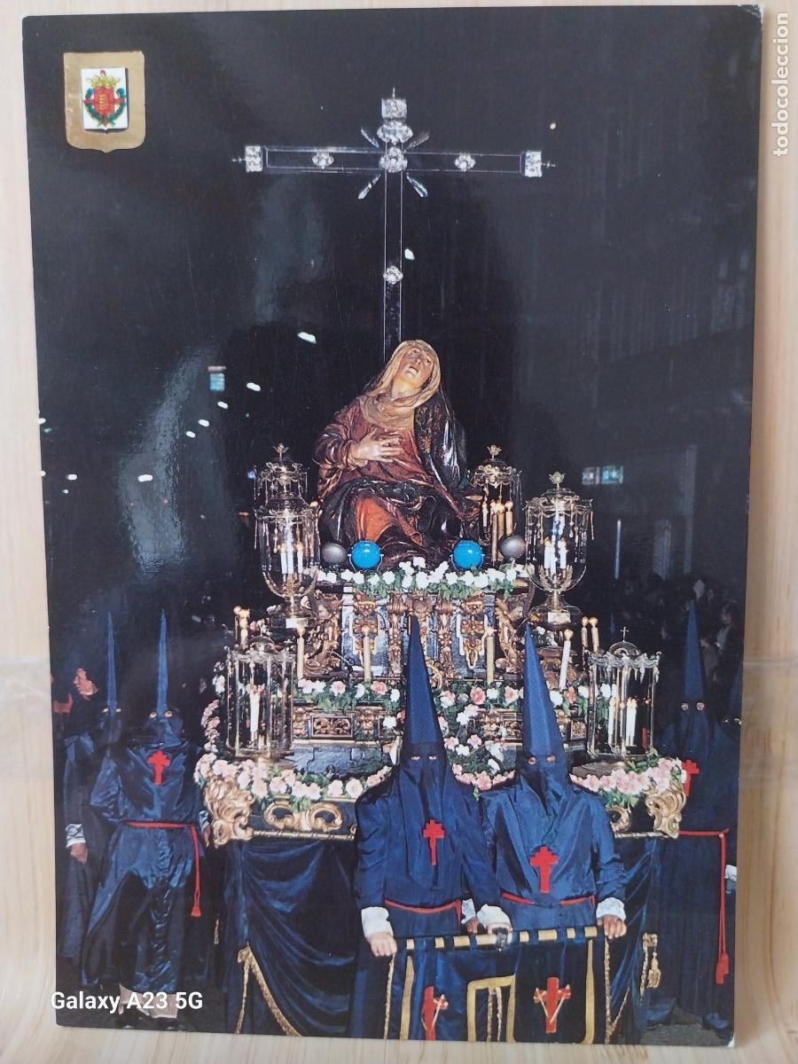 Postkarten: VIRGEN NTRA SRA DE LAS ANGUSTIAS VALLADOLID ED FISA 180 SC ORIGINAL PROCESION SEMANA SANTA