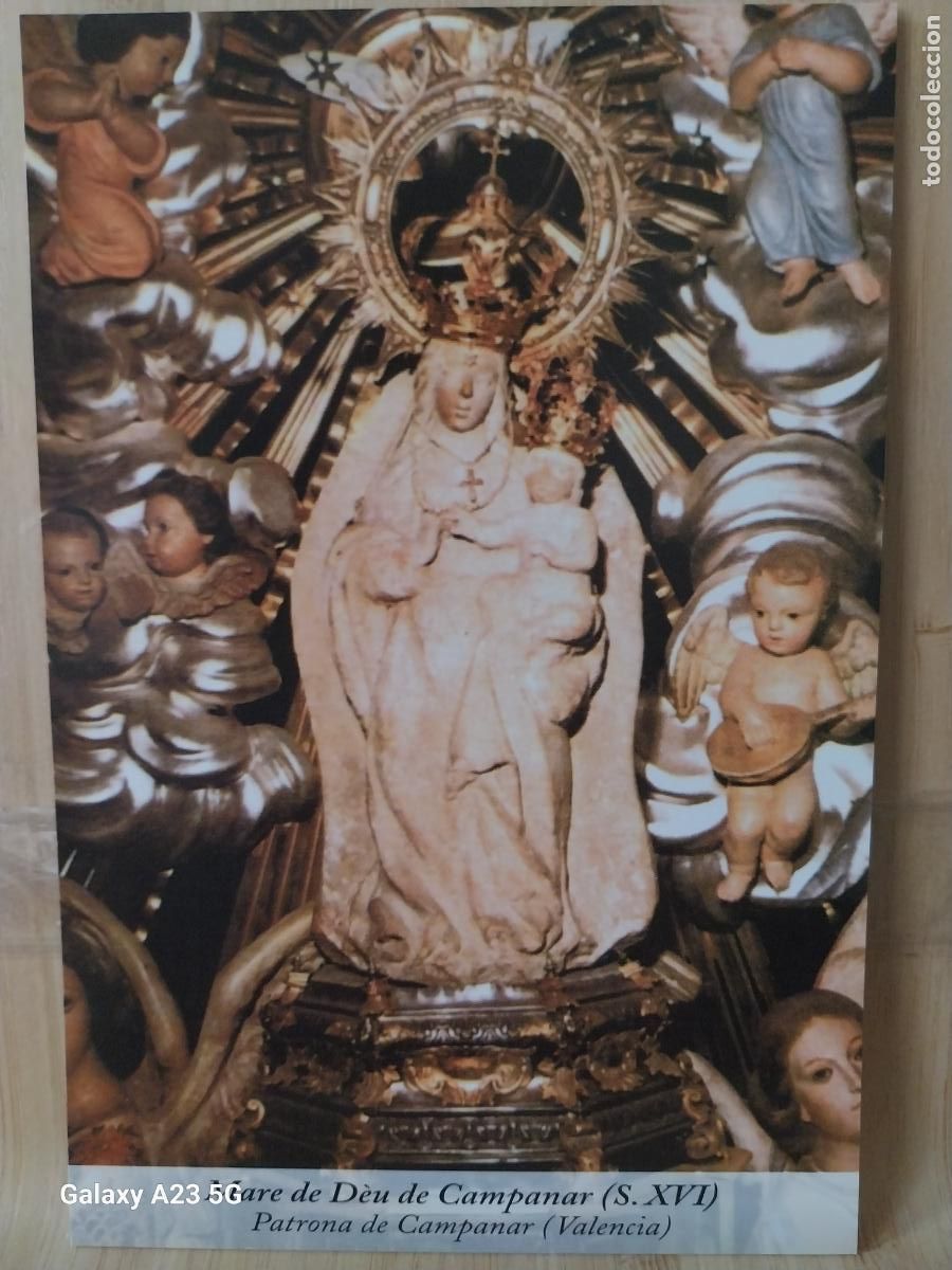 Postkarten: CAMPANAR VIRGEN NTRA SRA MARE DE DEU DE CAMPANAR TARJETA TAMA&Ntilde;O POSTAL VINTAGE