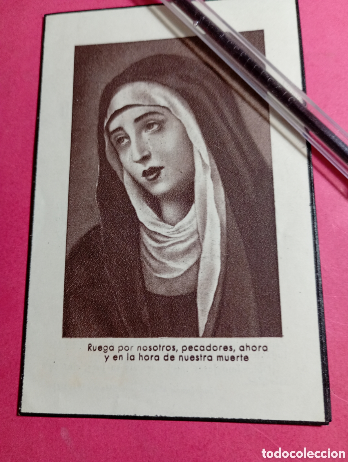 Postales: RECODRDATORIO 1949 FALLECIMIENTO DE LA JOVEN DE 19 A&Ntilde;OS ''ANTONIA....'' detalles en fotos