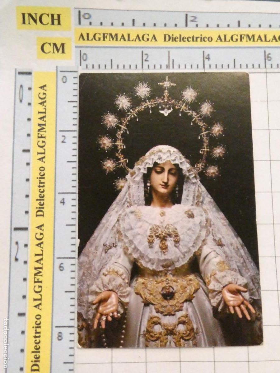 Postkarten: RECORDATORIO RELIGIOSO SEMANA SANTA. M&Aacute;LAGA MAR&Iacute;A SANT&Iacute;SIMA DEL ROC&Iacute;O CORONADA. 498