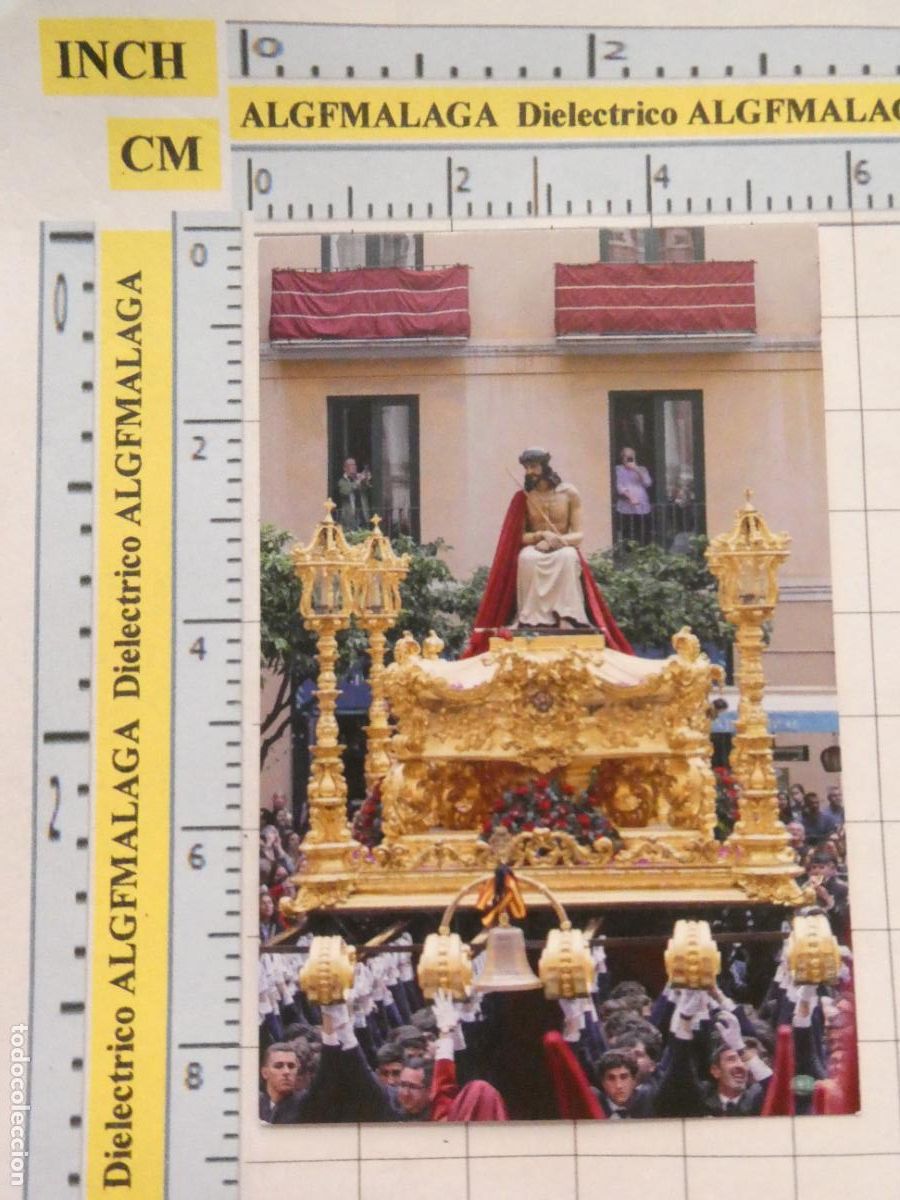 Postkarten: RECORDATORIO RELIGIOSO SEMANA SANTA. M&Aacute;LAGA COFRAD&Iacute;A DE ESTUDIANTES JESUS CORONADO ESPINAS. 507