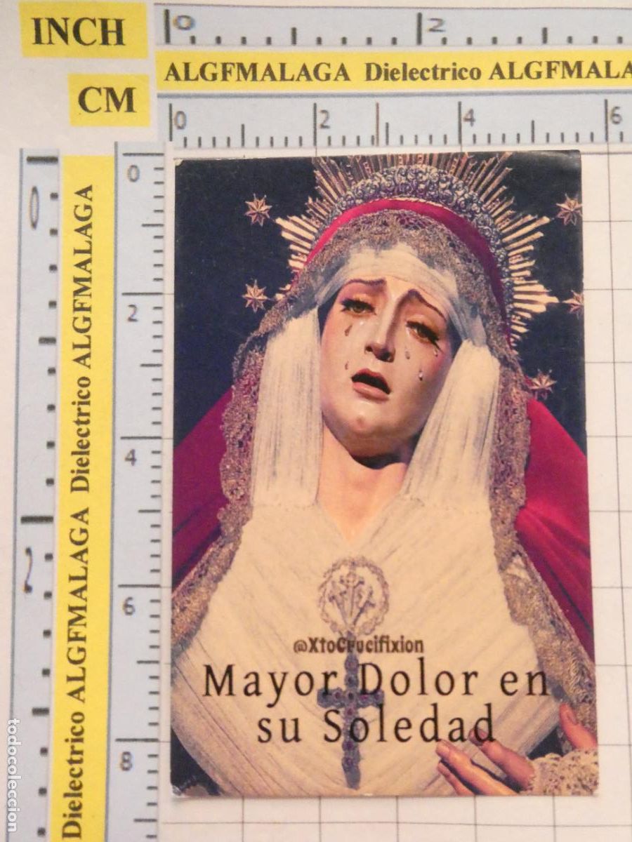 Postkarten: RECORDATORIO RELIGIOSO SEMANA SANTA. M&Aacute;LAGA CRISTO CRUCIFIXI&Oacute;N MAYOR DOLOR EN SU SOLEDAD. 513