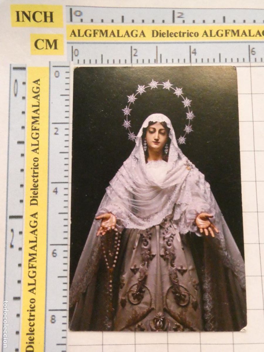 Cartoline: RECORDATORIO RELIGIOSO SEMANA SANTA. M&Aacute;LAGA MAR&Iacute;A SANT&Iacute;SIMA DEL ROC&Iacute;O CORONADA. 514