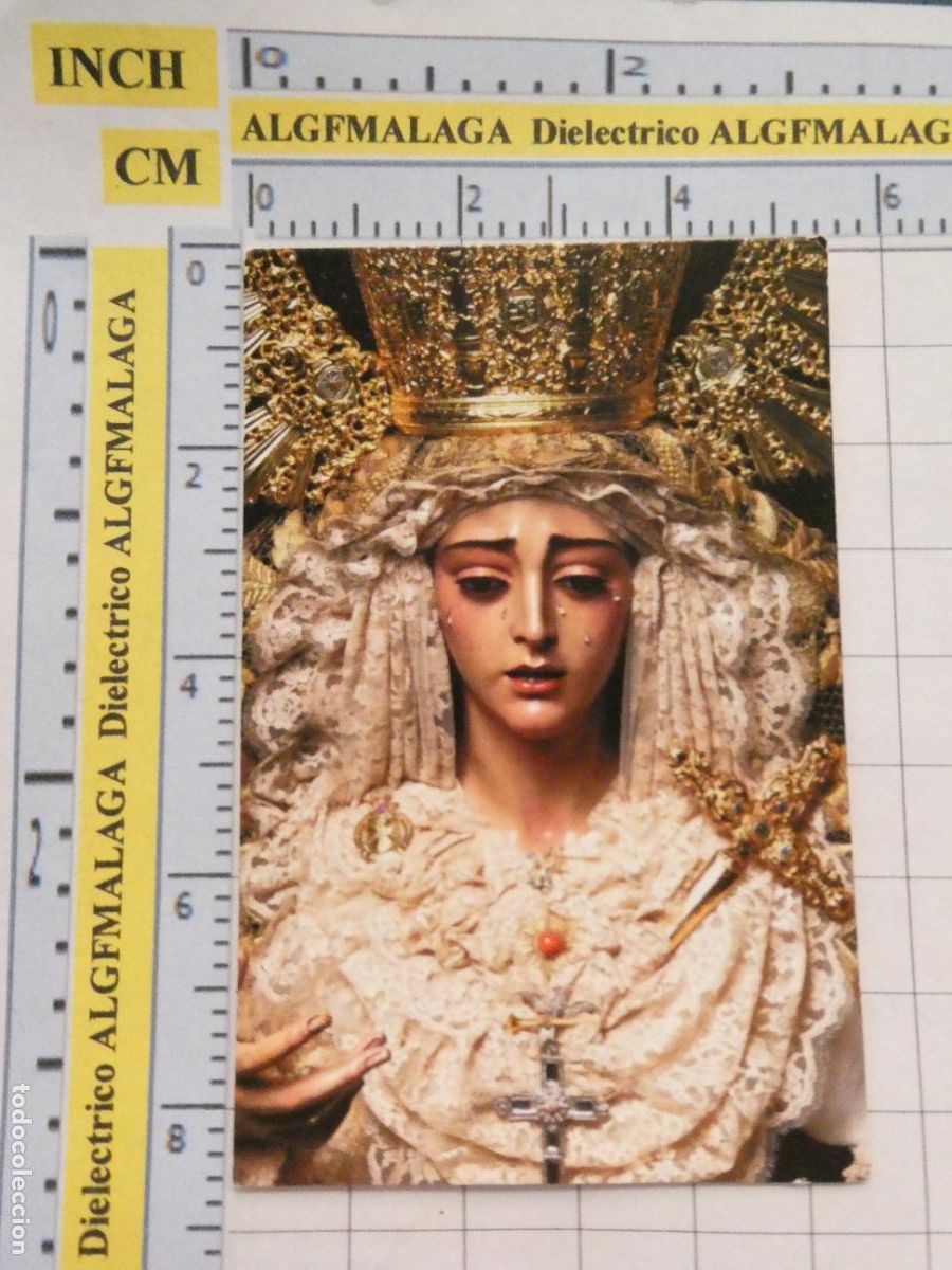 Cartoline: RECORDATORIO RELIGIOSO SEMANA SANTA. M&Aacute;LAGA NUESTRA SE&Ntilde;ORA DEL TRASPASO SOLEDAD VI&Ntilde;EROS 520