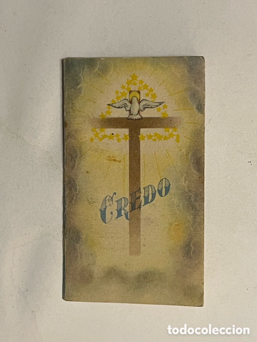 Cartes Postales: CREDO CAT&Oacute;LICO.. El Dogma del credo en Oraciones desplegables.. Cromocart Argentina