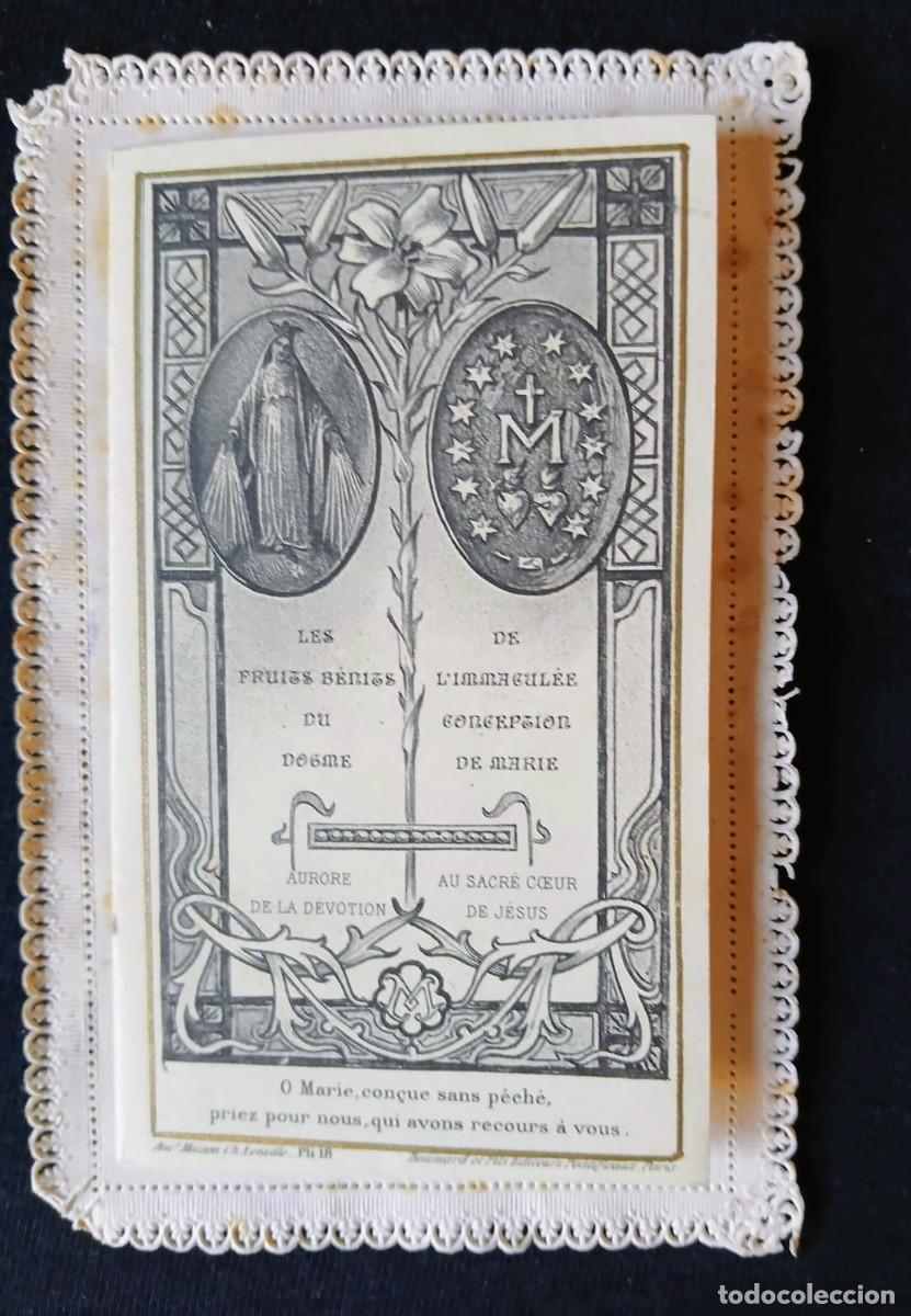 Postcards: Rar&iacute;simo Canivet Mec&aacute;nico Desplegable - Apariciones Marianas Francia - 1904 1914 - Boumard Par&iacute;s