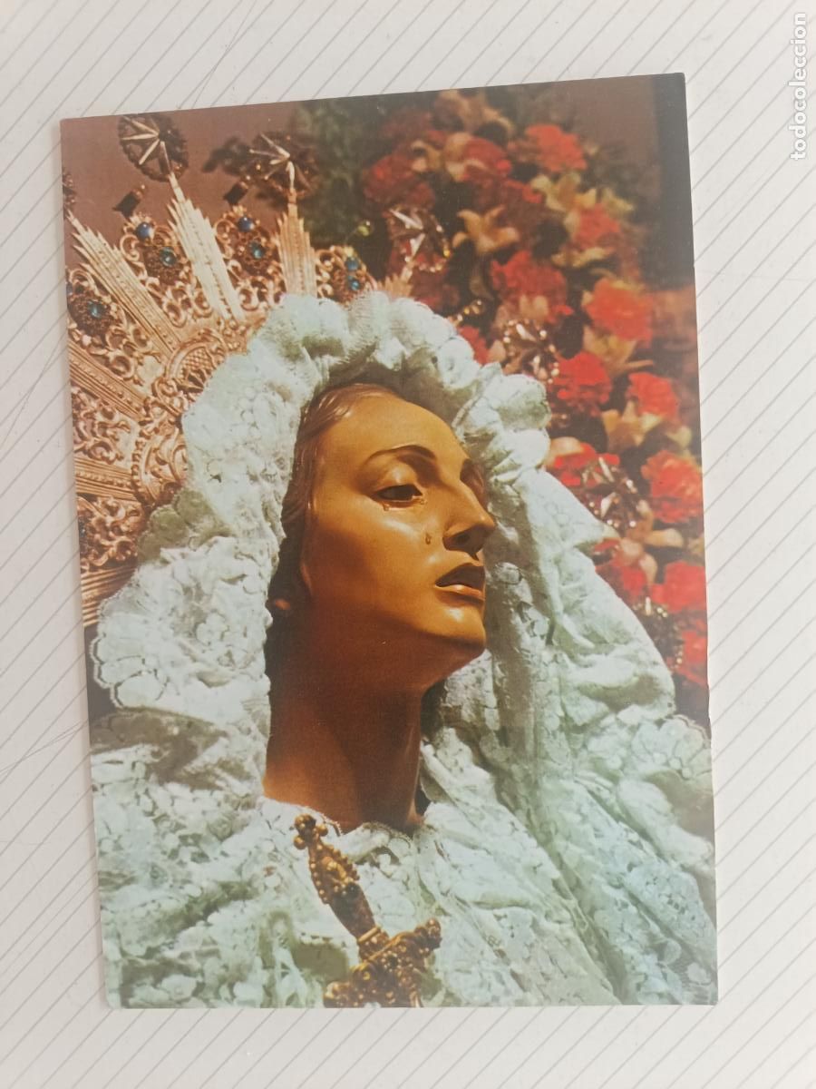 Cartes Postales: Semana Santa de Cartagena, Tarjeta Virgen Dolorosa