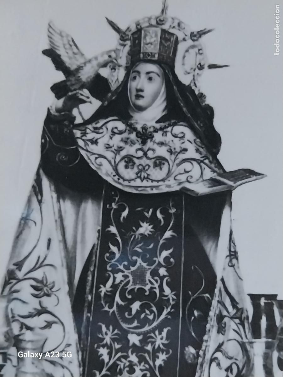 Postcards: ALBA DE TORMES SANTA TERESA DE JESUS TARJETA ESCRITA A&Ntilde;O 1962 PRECIOSA