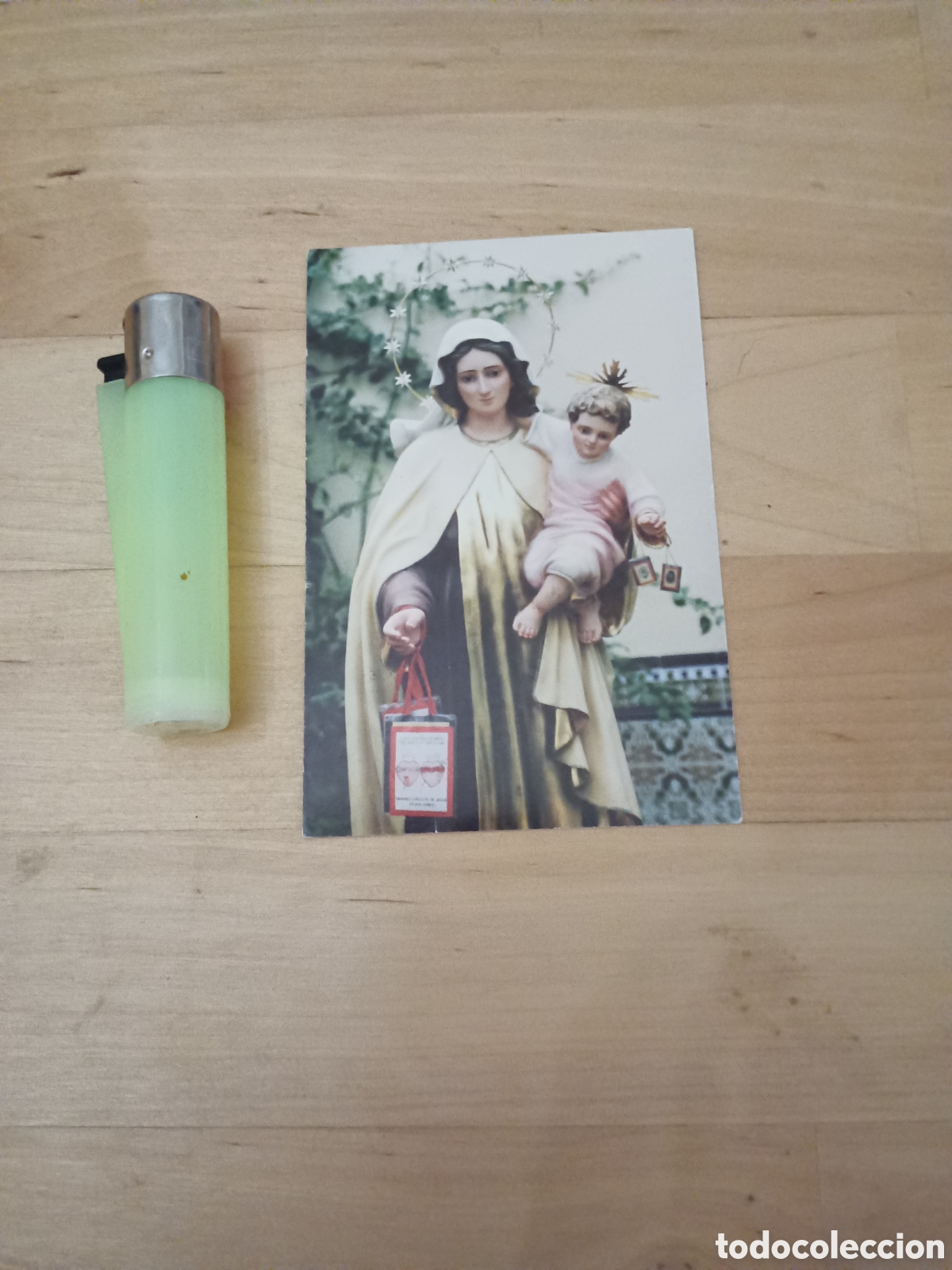 Postales: ESTAMPA RELIGIOSA - VIRGEN MAR&Iacute;A CON NI&Ntilde;O JESUS EN SUS BRAZOS