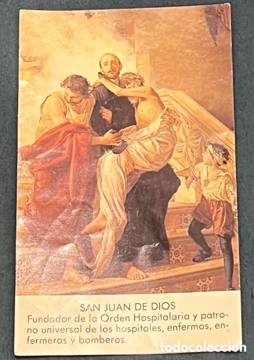 Postais: Estampa Religiosa. SAN Juan de Dios. Granada.