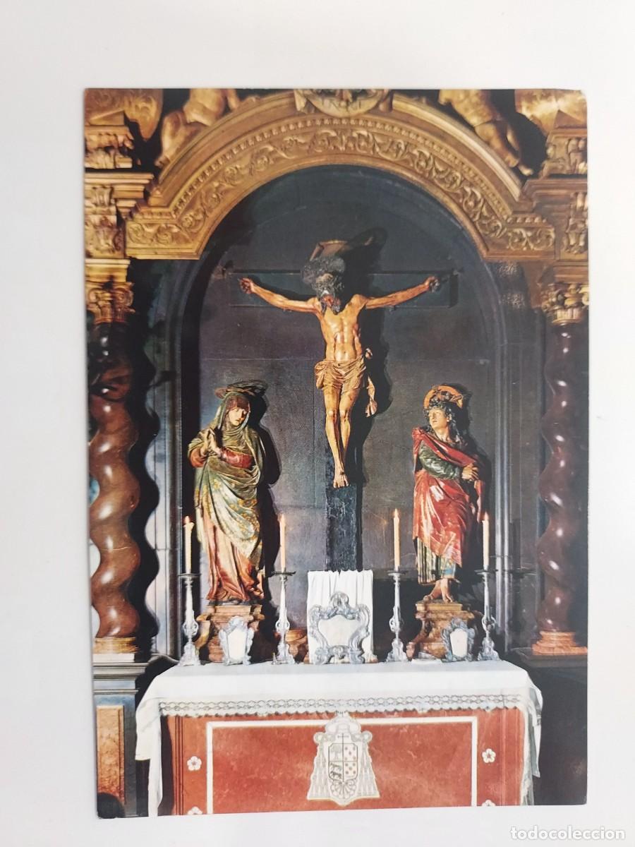 Postais: POSTAL ZARAGOZA CATEDRAL DE LA SEO ALTAR DEL SANTO CRISTO DE LA SEO. SIN CIRCULAR. RELIGIOSA