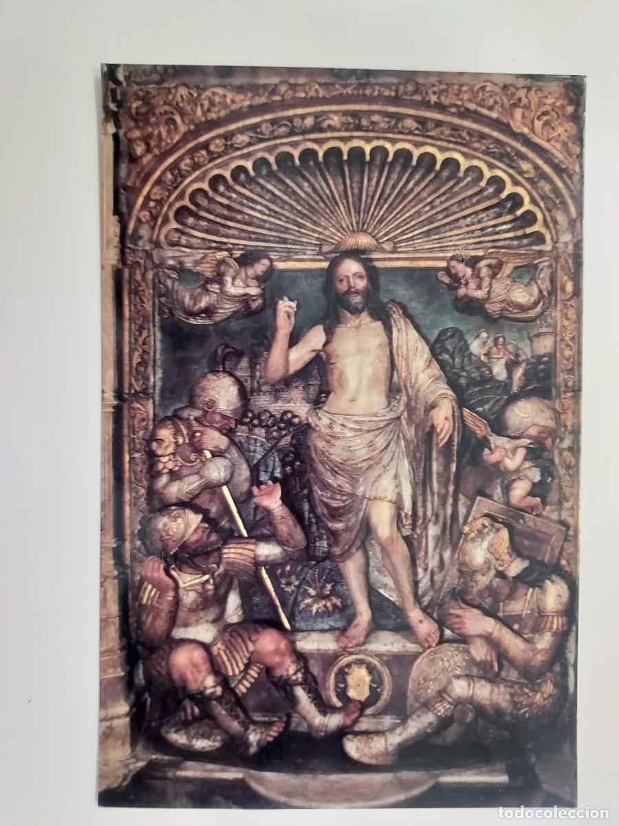 Cartoline: POSTAL ZARAGOZA. LA RESURRECCION, RETABLO ALTAR MAYOR EL PILAR, FORMENT. CIRCULADA. RELIGIOSA