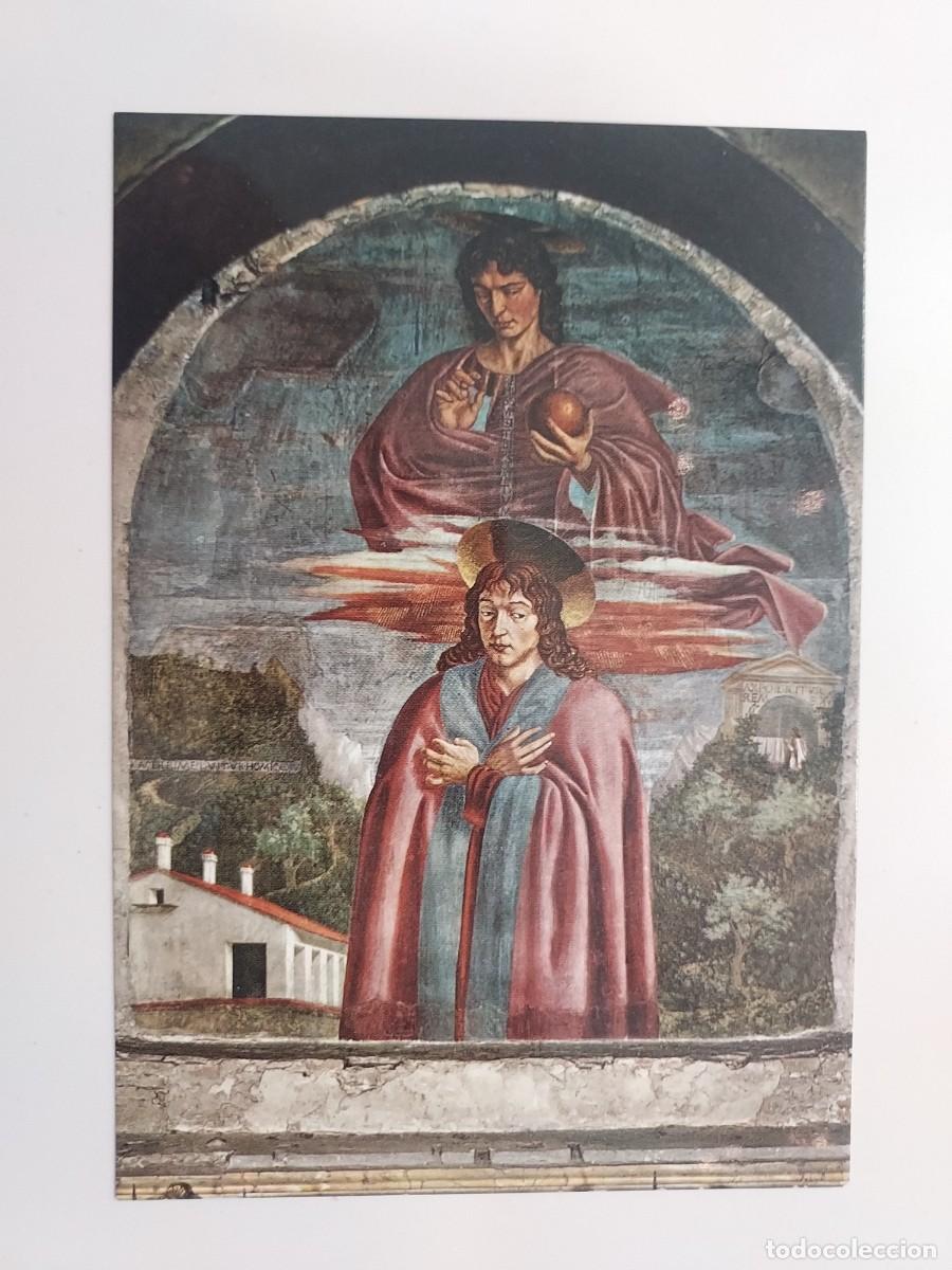 Postcards: POSTAL EL PADRE ETERNO CON S. GIULIANO. FIRENZE. A. DEL CASTAGNO. S/C. RELIGIOSA