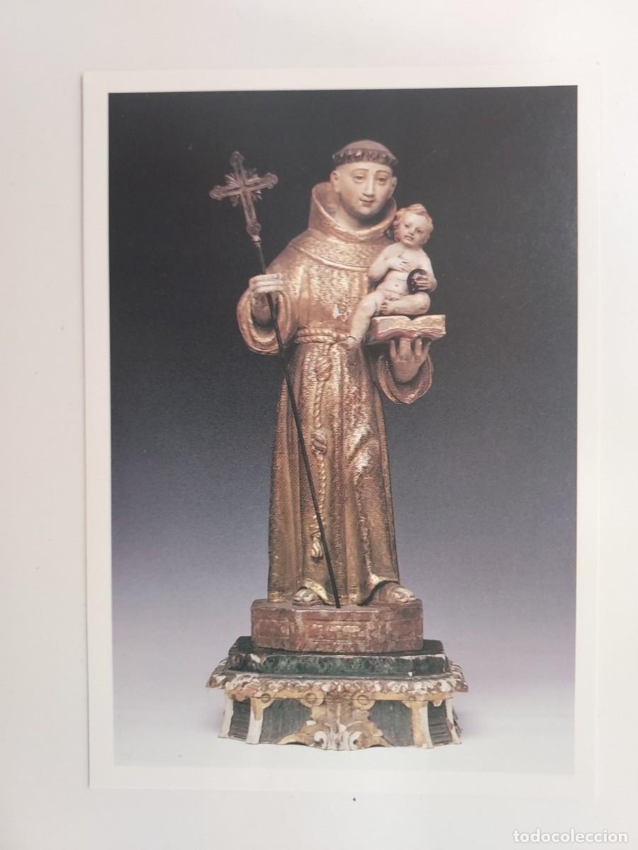 Cartoline: POSTAL MUSEU ANTONIANO LISBOA. IMAGEM DE SANTO ANTONIO. S/C. RELIGIOSA