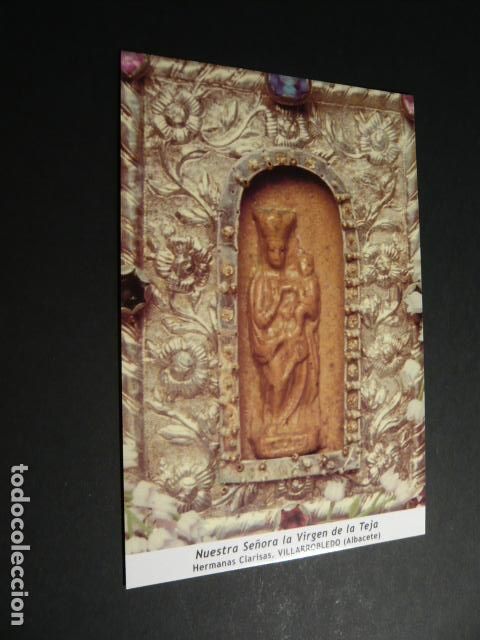 Postales: VILLAROBLEDO ALBACETE NUESTRA SE&Ntilde;ORA VIRGEN DE LA TEJA POSTAL