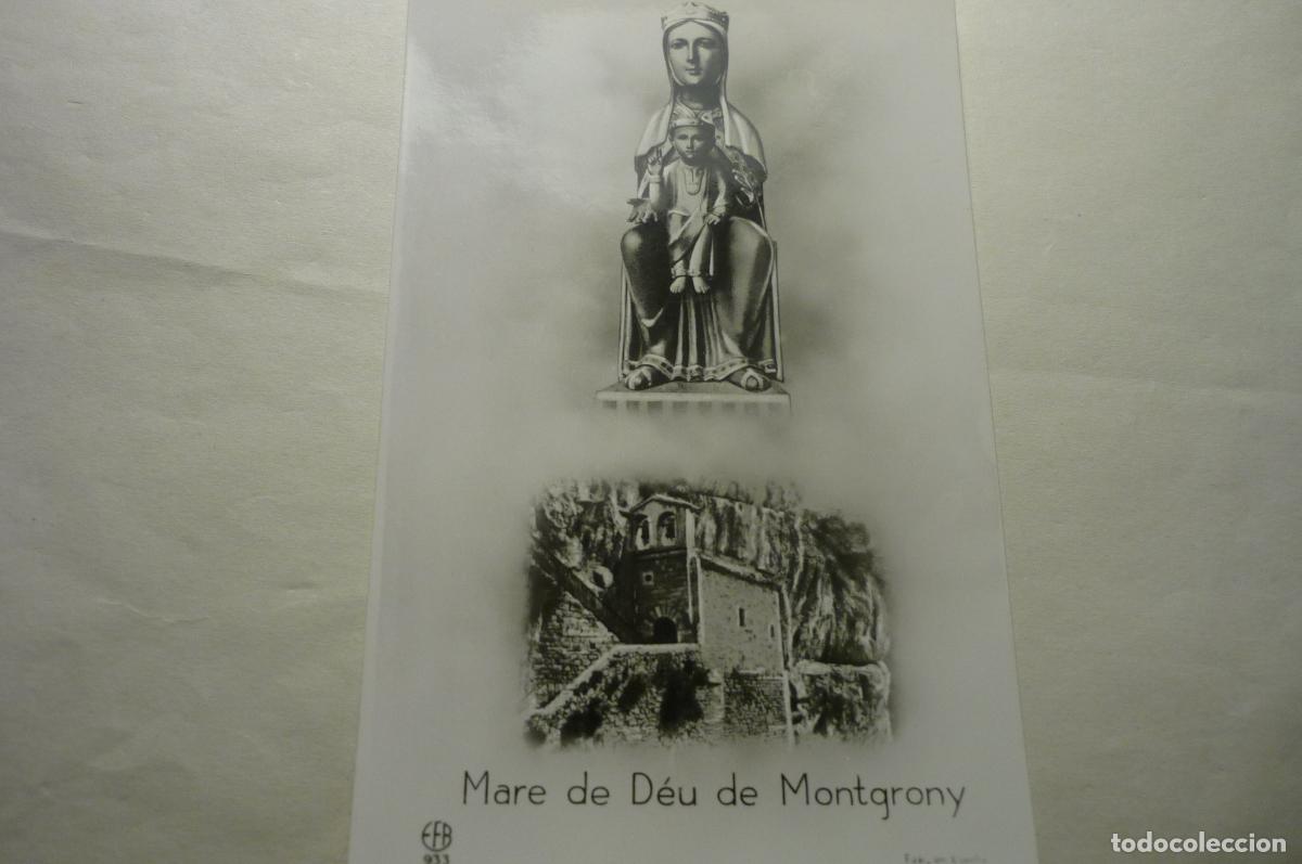 Postales: postal virgen montgrony cm