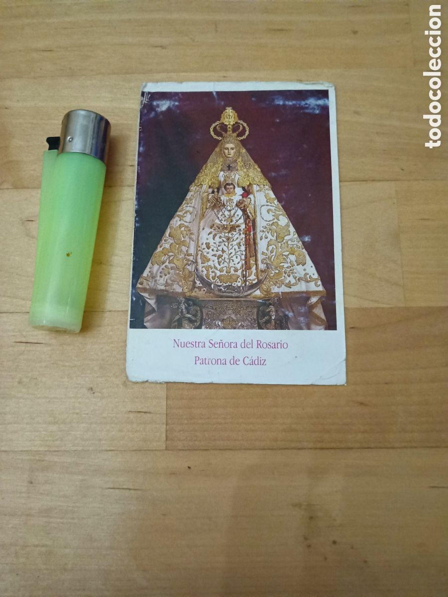 Postais: ESTAMPA RELIGIOSA - NUESTRA SE&Ntilde;ORA DEL ROSARIO - PATRONA DE C&Aacute;DIZ
